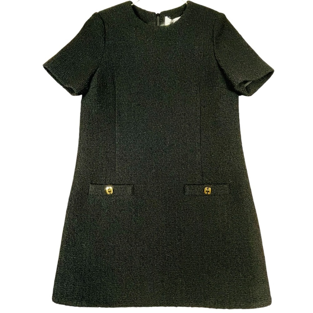 Ba&sh Mel Wool-Blend Tweed Polished Old Money Business Minidress - NWT - Sz M